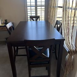 Dining Table 4 Chair Set 