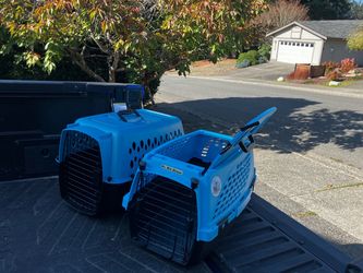 Small Dog Cat Rabbit Bunny Kennel Crate Carrier Like New 24" L by 14” W by 14” H $25 Each
