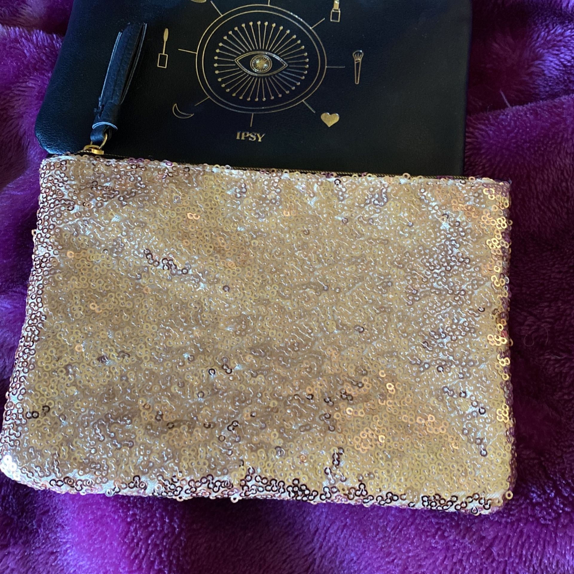 2 IPSY WOMEN MAKE UP BAGS BRAND NEW 