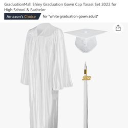 Graduation Gown & Cap Tassel Set 