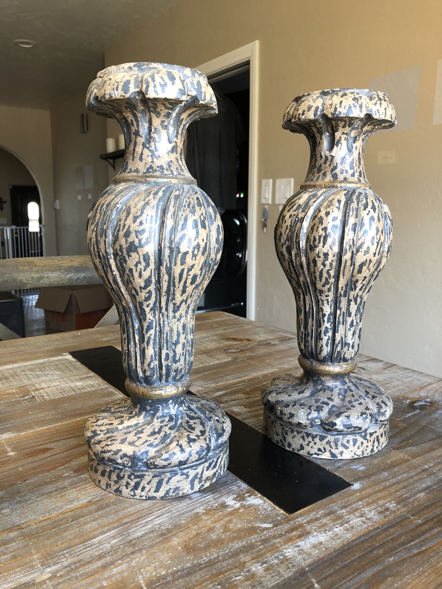 Potterybarn Candle Pillar Holders