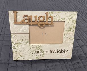 “Laugh… uncontrollably” Desk Picture Frame