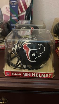 Texans autograph mini helmets