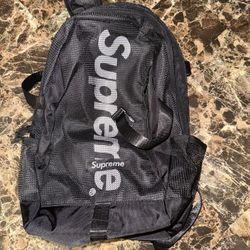 Supreme Black Backpack SS20