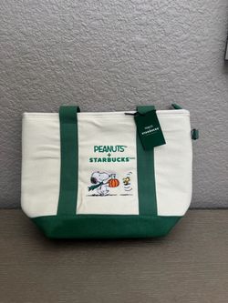 Snoopy Peanuts Starbucks Tote Bag