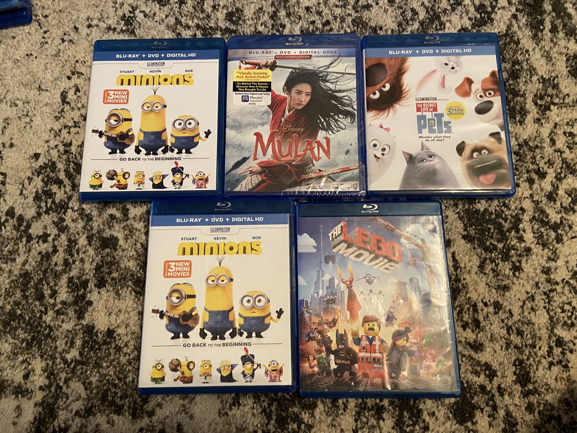 KIDS MOVIE LOT BLUERAY