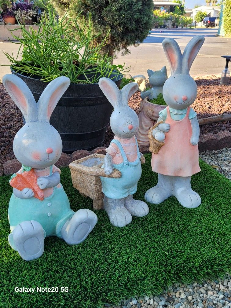 Bunny Set-outdoor Decoration 