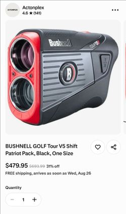 Bushnell Tour V5 Golf Laser Rangefinder