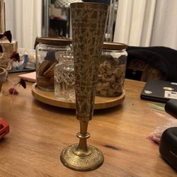 Antique brass Indian vase
