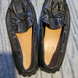 Coach Leather Moccasin