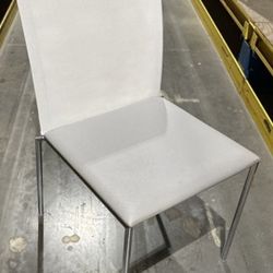 (1) Side, Metal Frame Vinyl chair
