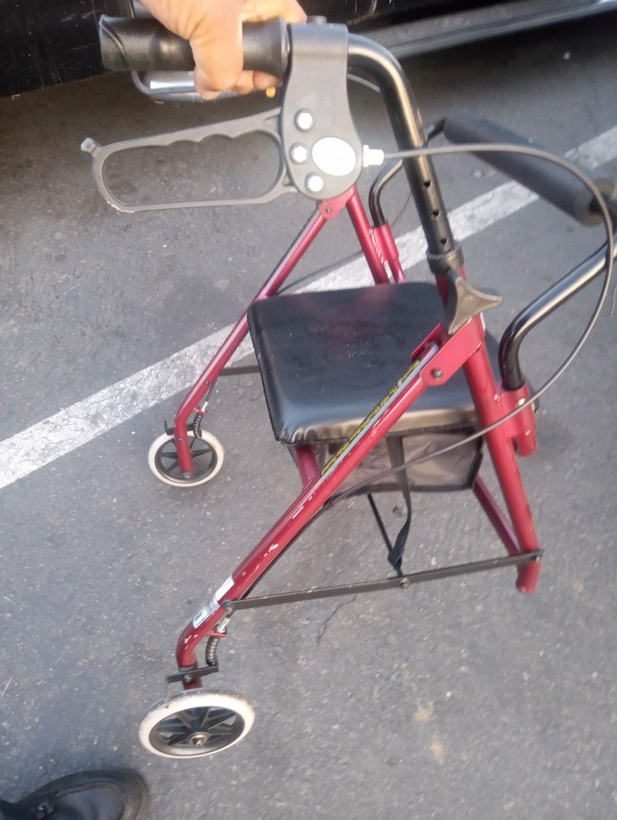 New Walker Missing Front Wheel 