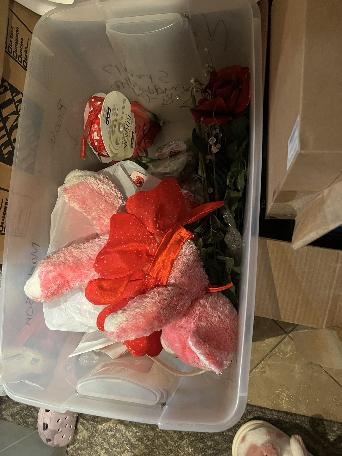 Box Full Of Valentine Items