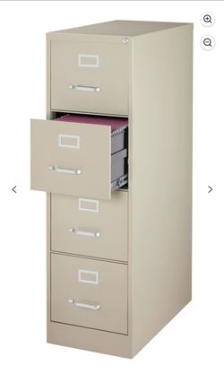 Lorell, LLR88036, Fortress Series 28.5'' Letter-size Vertical File cabinet, color Putty- new in box