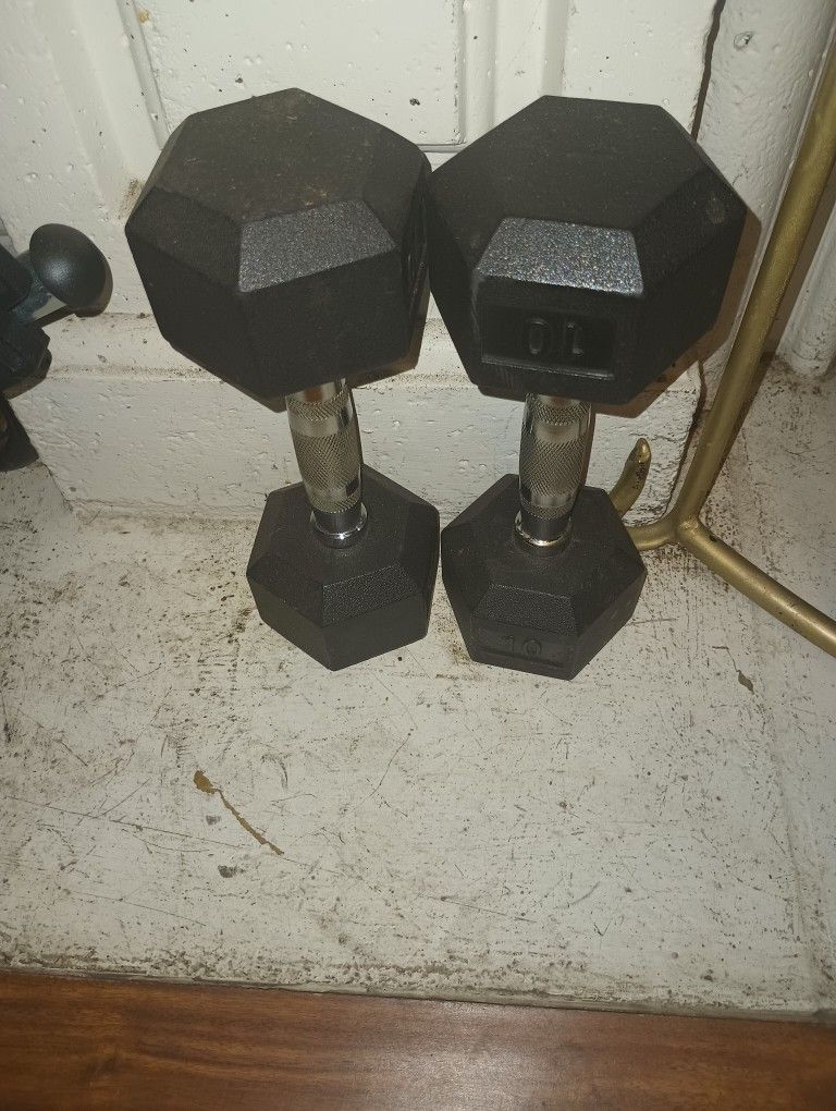 10 Lb Dumbbell Set