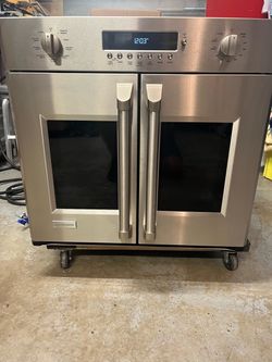 GE Monogram 30” French Door Electric Single Wall Convection Oven