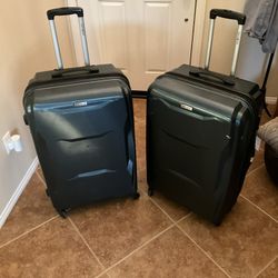 2X SAMSONITE SUITCASES