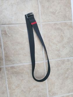 USMC Black Belt with Red Stripe