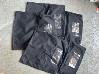 Seat pockets for student chairs. 6 in bundle all black