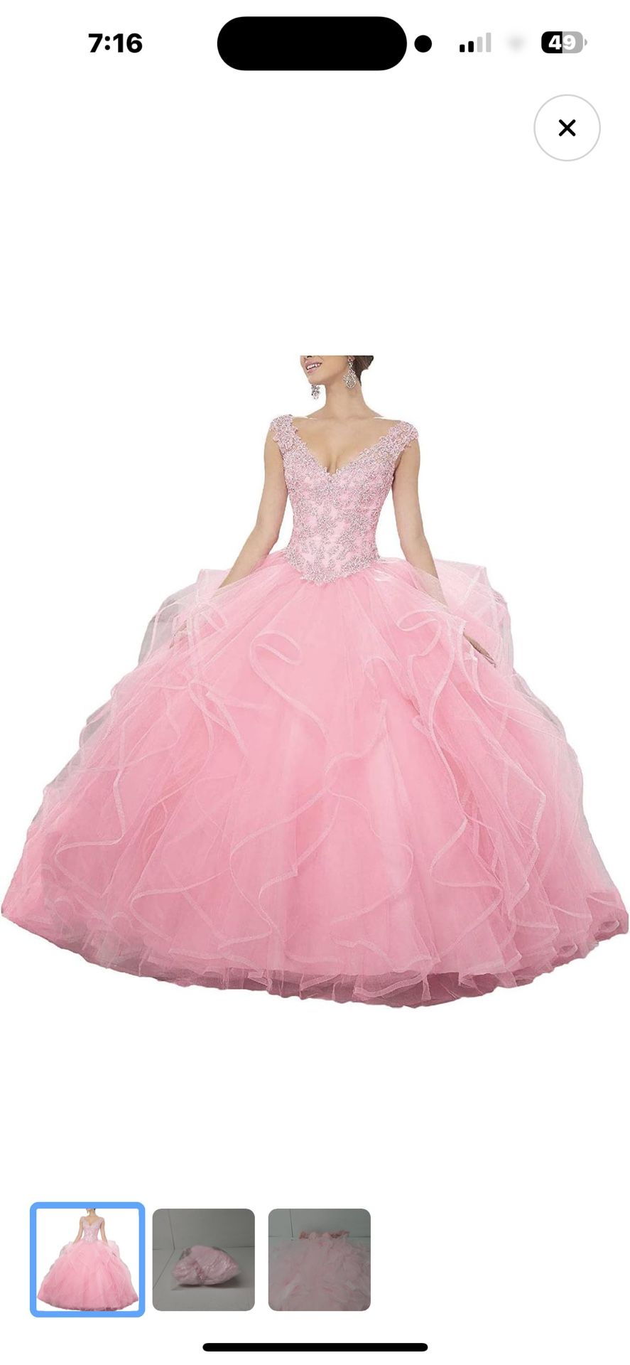 Ball Grown Quince Dress
