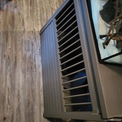 Gray Dog Crate 