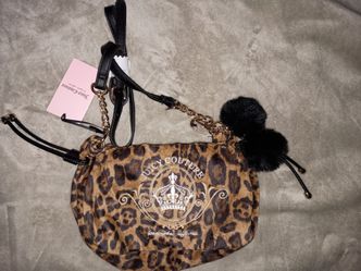 Juicy Couture leopard print bag