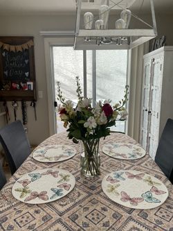 Dinning Set 6 Chairs And 6 Chair Covers