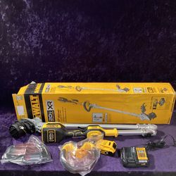 🧰🛠DEWALT 20V MAX 14” XR Brushless Foldable String Trimmer Kit w/5.0Ah Batt & Charger-NEW!-$180!🛠🧰