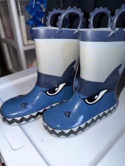 Toddler rain boots, blue, TD 7/8