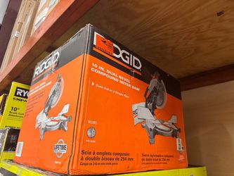 RIDGID 15 Amp 10 in. Compound Miter Saw Retail $199, our price $119