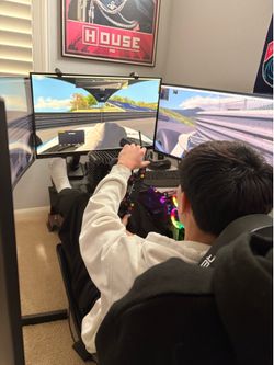 Racing simulator samsung monitors