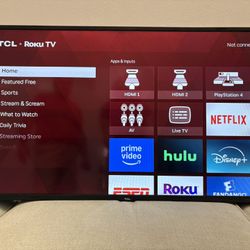 TCL Roku Tv 42”
