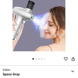 Facial Steamer-Face Mister Nano Hydration Oxygen Sprayer,Daily Hydration for Maximum Serum Absorption Deep Clean & Tighten Skin,Red and Blue Light Pro