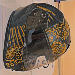 1. HJC CS-12 Echo Rick Design Dot Certified Used Helmet Size Small  2. Z1R Brand New Helmet Never Used Size Large