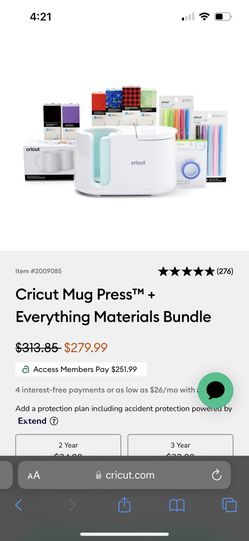 Cricut Mug press Bundle
