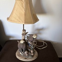 Eagle Lamp With Mushrooms