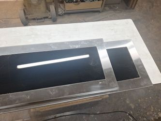 Stainlessnsteel cabinet doors (2)