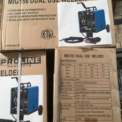 New Dual Use MiG 220v Welder With Gas Input 
