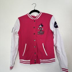 Disney Minnie Mouse Letterman Jacket- Girls XL