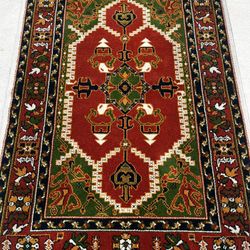 Vintage Heriz Persian Rug 