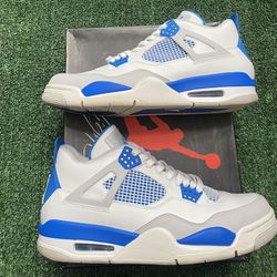 Jordan Military Blue 4s size 11 USED But Clean