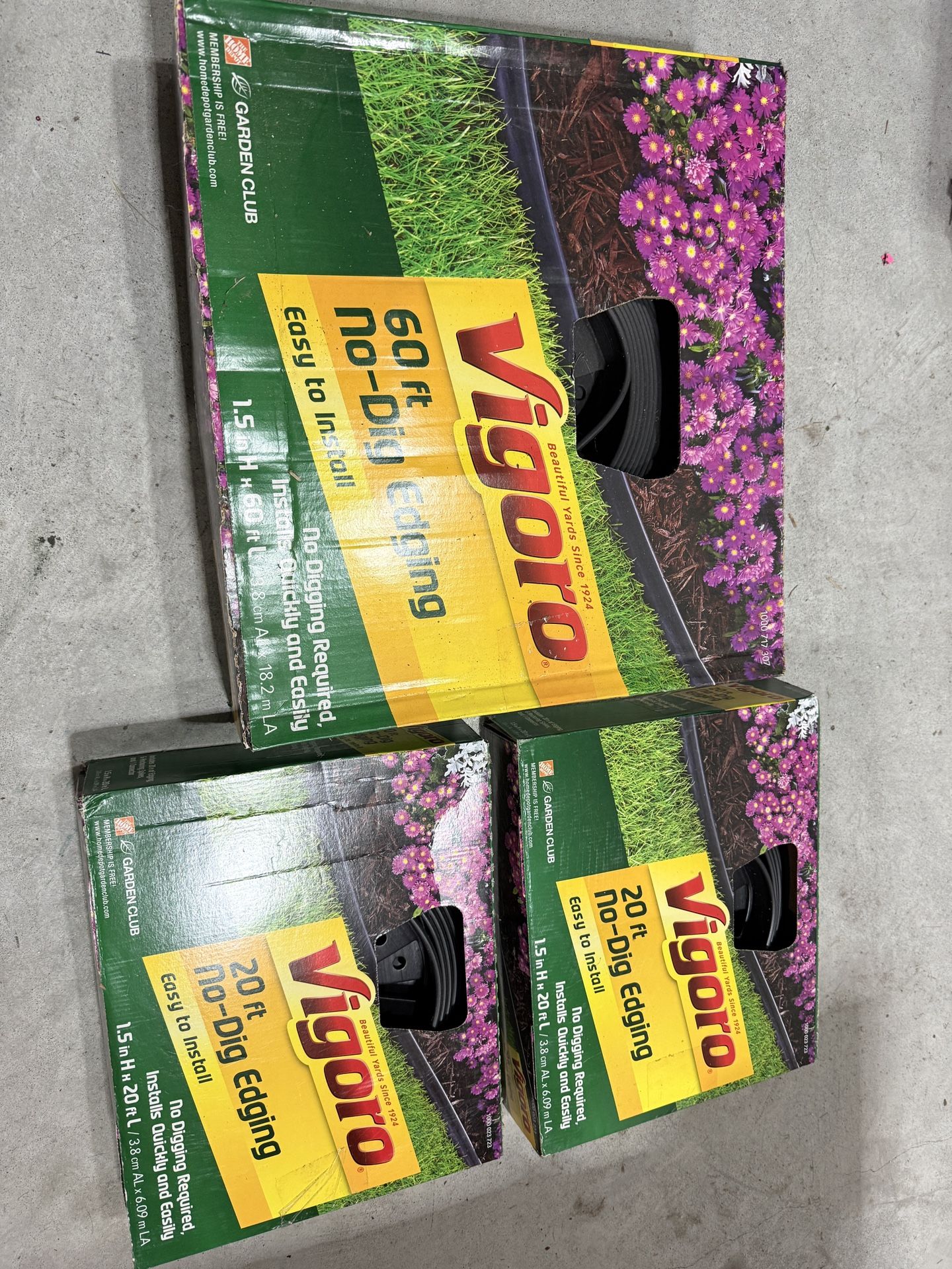 140’ Garden Edging No Dig