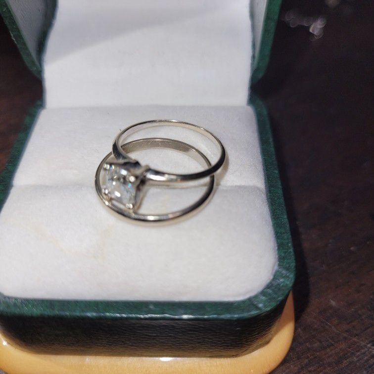 Diamond Ring +wedding Band $1500 OBO