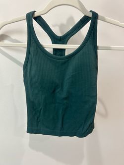 green workout top