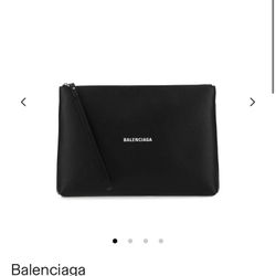UNISEX Balenciaga Pouch With Wrist Strap Wristlet - Brand New Genuine Balenciaga