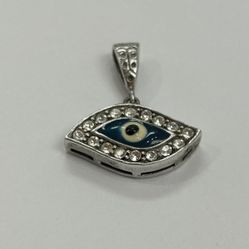 Sterling Silver .925 Eye Pendant 