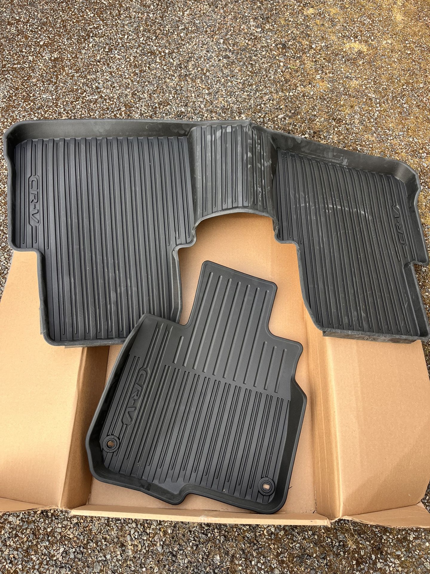 2 Honda CRV all Weather Floor Mats