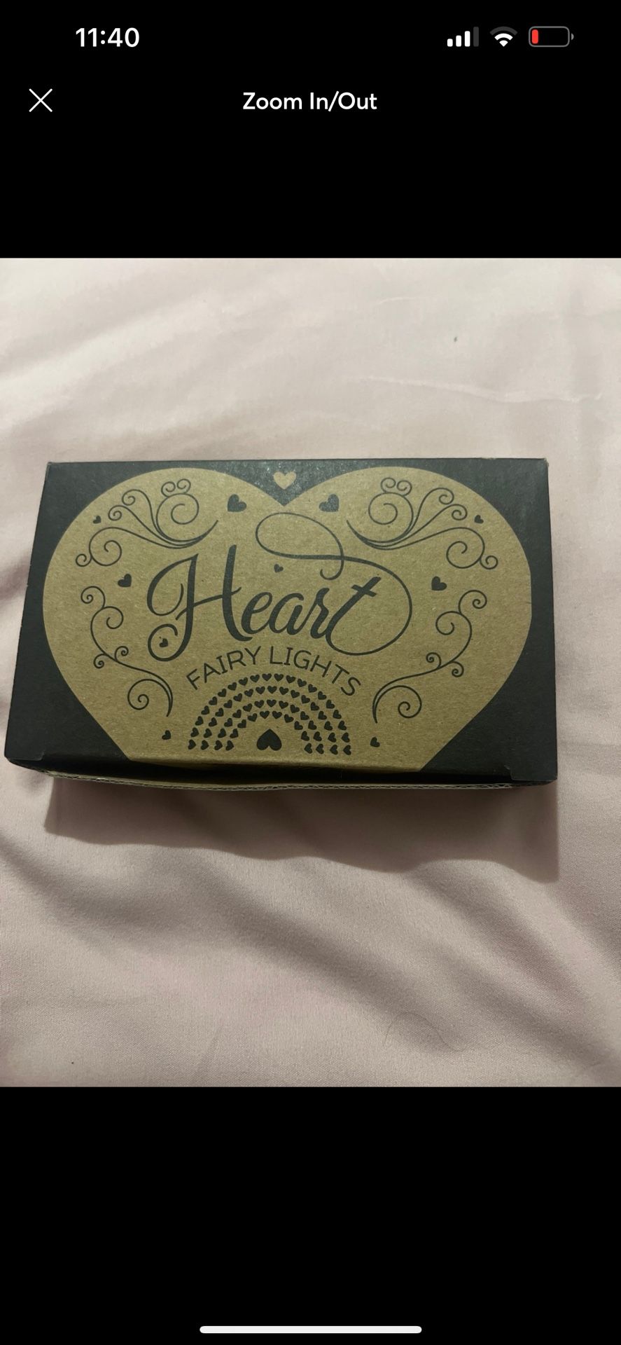 Fairyloot  heart shape  fairy lights