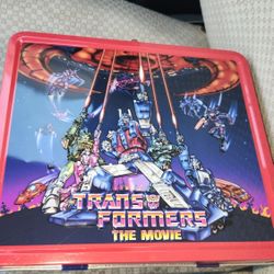 Transformers The Movie G1 Lunch Box With Thermos