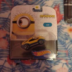 Two hotwheels Minions